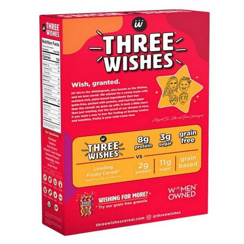 Three Wishes, Cereal Fruity, 8.6 Oz(Case Of 6)