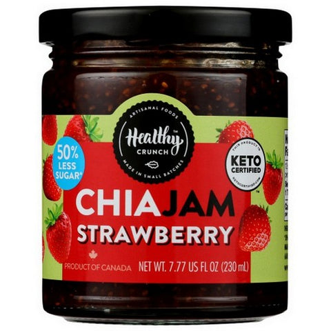 Healthy Crunch, Chia Jam Strawbery, 7.77 Oz(Case Of 6)