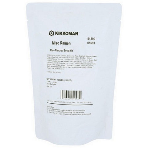 Kikkoman, Miso Ramen Flavored Soup Mix, 2.2 Lbs(Case Of 4)