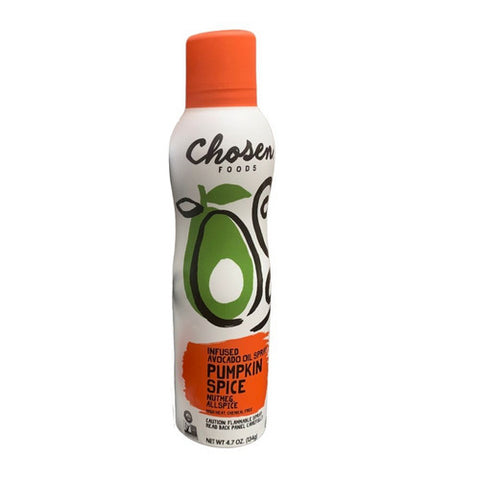 Chosen Foods, Pumpkin Spice Infused Avocado Oil Spray, 4.7 Oz(Case Of 6)
