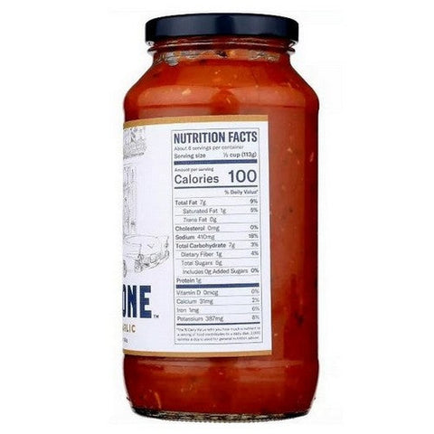 Carbone, Roasted Garlic Pasta Sauce, 24 Oz(Case Of 6) Carbone