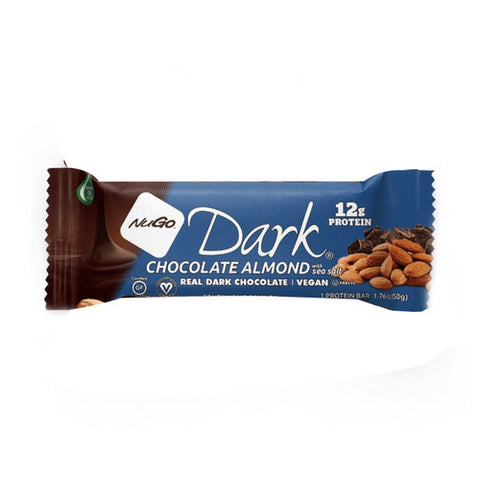 Nugo, Dark Chocolate Almond with Sea Salt Protein Bar, 1.76 Oz(Case Of 12)