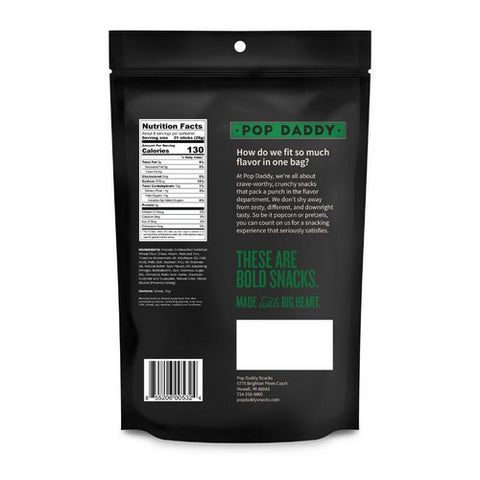 Pop Daddy Snacks, Dill Pickle Pretzels, 7.5 Oz(Case Of 12)