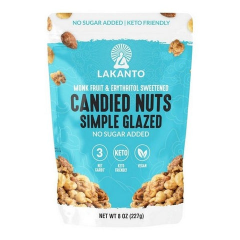 Lakanto, Keto Candied Nuts Maple Glazed, 8 Oz(Case Of 12)