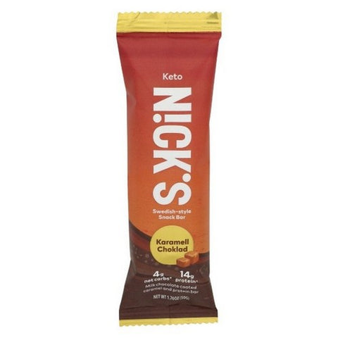 Aceso, Karamell Choklad Protein Bar Keto, 1.76 Oz(Case Of 12)