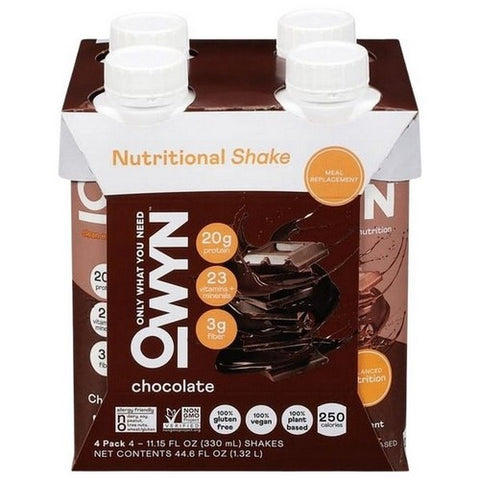 Owyn, Chocolate Meal Replacement Shake, 44.6 Oz(Case Of 3)