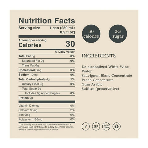 Surely, Non Alcoholic Brut Can, 34 Oz(Case Of 6)