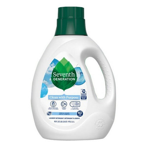 Seventh Generation, Liquid Laundry Detergent Free And Clear, 90 Oz(Case Of 4)