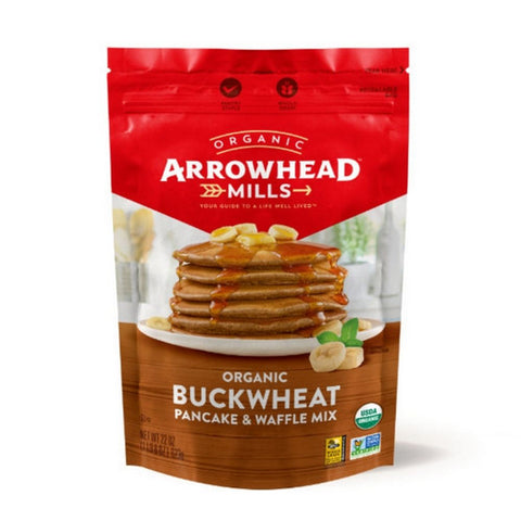 Arrowhead Mills, Organic Buckwheat Pancake And Waffle Mix, 22 Oz(Case Of 6)