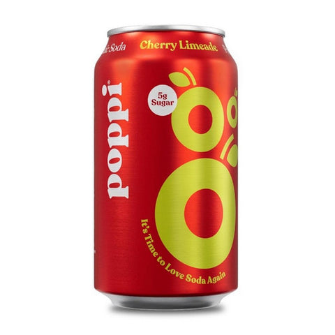 Poppi, Prebiotic Soda Cherry Lime, 12 Oz(Case Of 12)