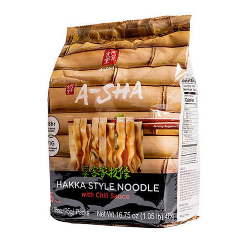 Asha, Organic Hakka Noodles Chilli Sacuce, 16.75 Oz(Case Of 6)