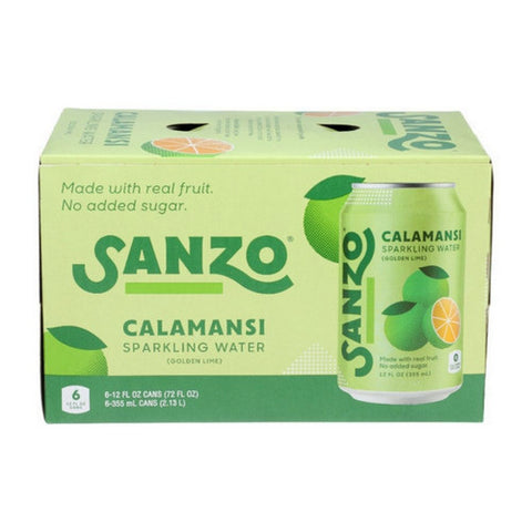 Sanzo, Calamansi Sparkling Water, 72 Oz(Case Of 4)