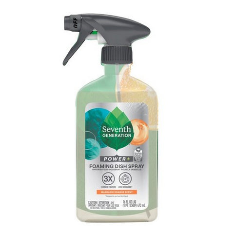 Seventh Generation, Foaming Dish Spray Mandarin Orange, 16 Oz(Case Of 6)