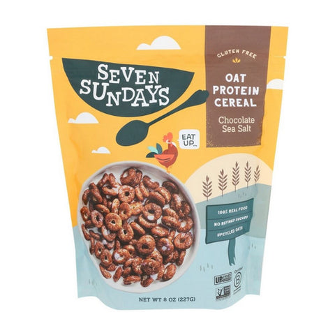 Oat Protein CerealChocolate Sea Salt 8 Oz(Case Of 6) by Seven Sundays