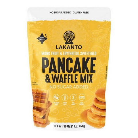 Lakanto, Pancake And Waffle Mix, 16 Oz(Case Of 8)
