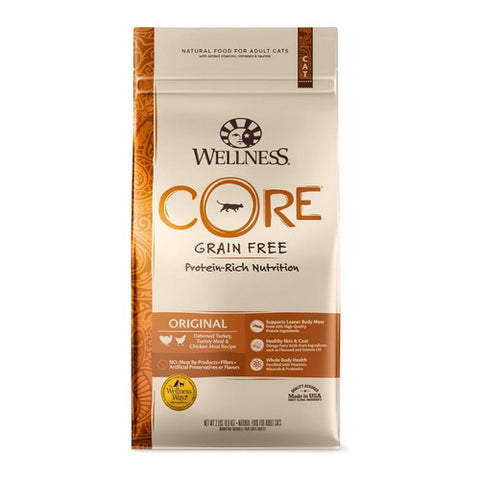 Wellness, Original Core Cat Dry Food, 2 Lbs (Case Of 8)