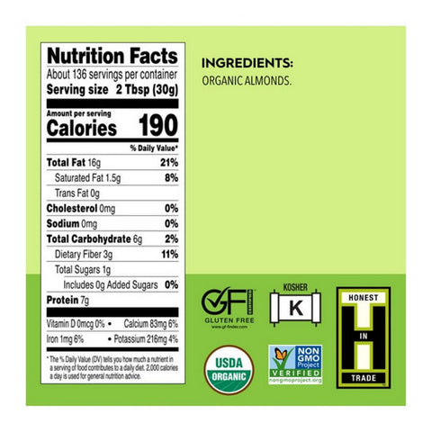 Once Again, Organic Creamy Almond Butter Roasted, 16 Oz (Case Of 6)