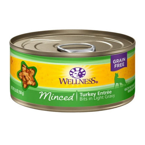 Wellness, Minced Turkey Entree Cat Food, 5.5 Oz (Case Of 24) Wellness