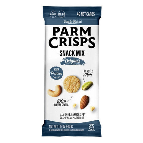 Parm Crisps, Original Snack Mix, 1.5 Oz (Case Of 12) Parm Crisps