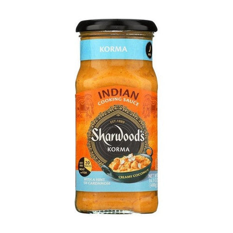 Sharwoods, Korma Curry Cooking Sauce, 14.1 Oz (Case Of 6) Sharwoods