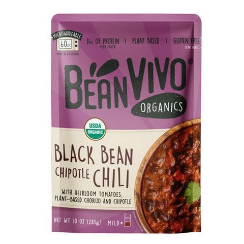 Beanvivo, Organic Black Bean Chili Chip, 10 Oz (Case Of 6)
