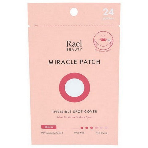 Rael, Beauty Miracle Pimple Patch Invisible Spot Cover For Acne, 24 Packets (Case Of 12) Rael