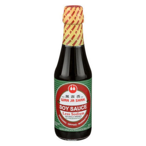 Wan Ja Shan, Less Sodium Sauce Non Preservative, 10 Oz(Case Of 12) Wan Ja Shan