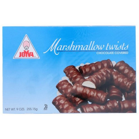 Joyva, Marshmallow Twists Chocolate Covered, 9 Oz(Case Of 24)
