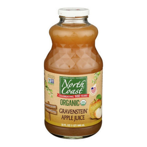 North Coast, Organic Grevenstein Apple Juice, 32 Oz(Case Of 6) North Coast