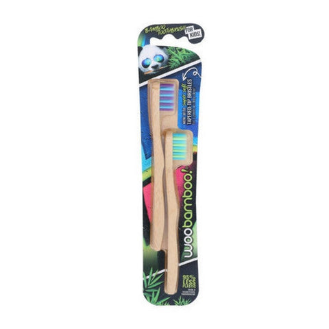Woo Bamboo, Kids Sprout Super Soft Bamboo Toothbrush, 1 Count(Case Of 6) Woo Bamboo
