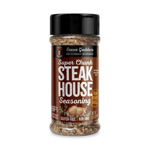 Sauce Goddess, Super Chunk Steakhouse Spice Shaker, 6.15 Oz(Case Of 6) Sauce Goddess