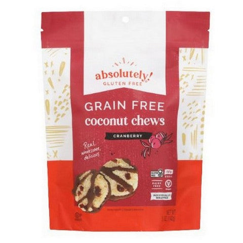 Absolutely Gluten Free, Cranberry Coconut Chews Gluten Free, 5 Oz(Case Of 12) Absolutely Gluten Free