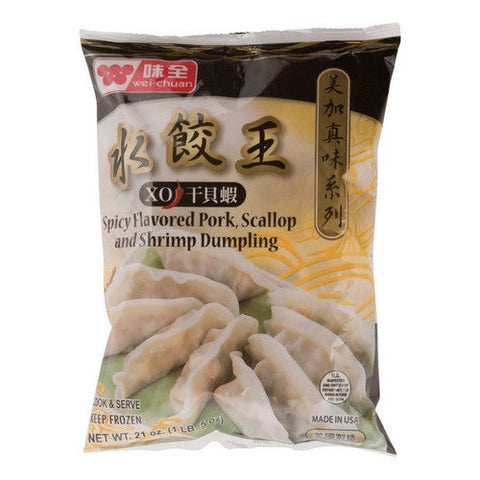 Weichuan, Pork Scallop And Shrimp Dumpling, 21 Oz(Case Of 12) Weichuan