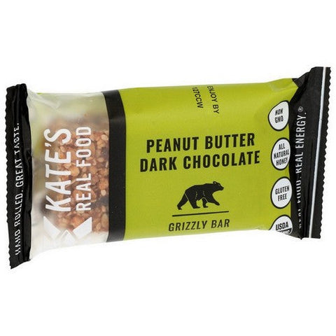 Kates Real Food, Peanut Butter Dark Chocolate Bar, 2.2 Oz(Case Of 12) Kates Real Food