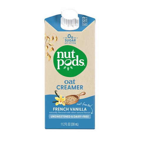 Nutpods, Oat Creamer Unsweetened Vanilla, 11.2 Oz(Case Of 12) Nutpods