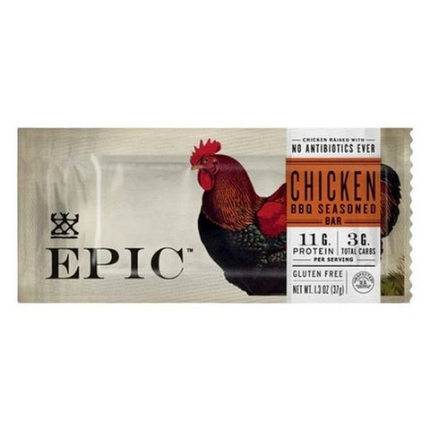 Epic Provisions, Chicken BBQ Seasoned Bar, 1.3 Oz(Case Of 12)