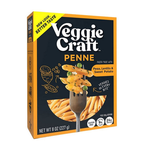 Veggiecraft, Sweet Potato Penne Pasta, 8 Oz(Case Of 6)