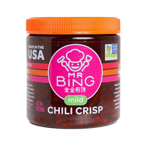 Mr Bing, Seasn Chili Crisp Mild, 7 Oz(Case Of 6)