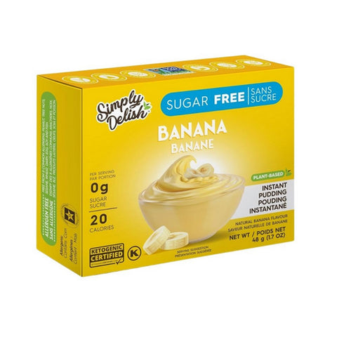 Simply Delish, Natural Banana Instant Pudding, 1.7 Oz(Case Of 6)