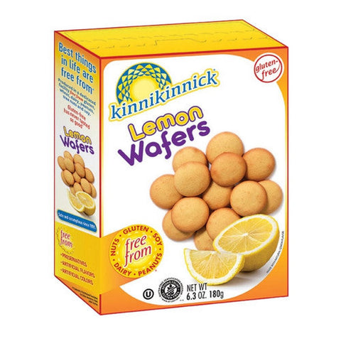 Kinnikinnick, Lemon Wafers, 6.3 Oz(Case Of 6) Kinnikinnick