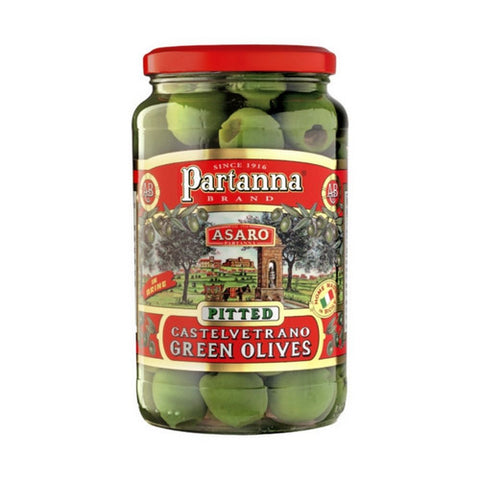 Partanna, Pitted Castelvetrano Olives, 9 Oz(Case Of 6)