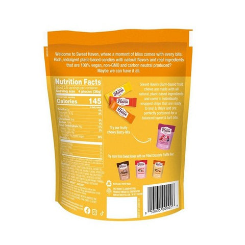 Sweet Haven, Candy Chewy Tropical Pouch, 4.44 Oz(Case Of 6)