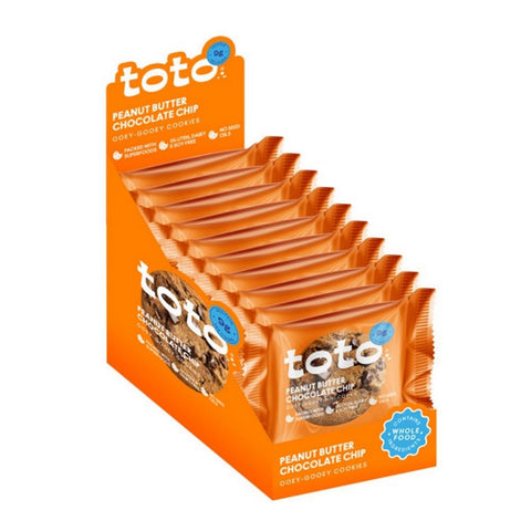 Toto Foods, Peanut Butter Chocolate Chip, 2.5 Oz(Case Of 10)