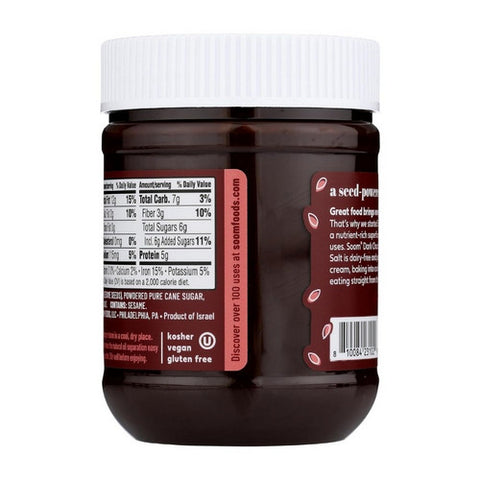 Soom, Dark Chocolate Sea Salt Tahini, 12 Oz(Case Of 6)