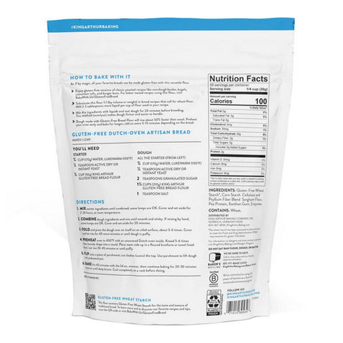 King Arthur, Bread Flour, 2 Lbs(Case Of 4)