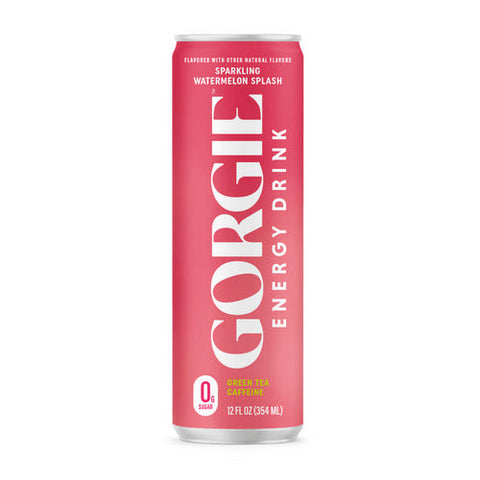 Gorgie, Beverage Energy Sparkling Watermelon Crush, 12 Oz(Case Of 12) Gorgie
