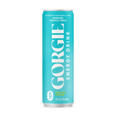 Gorgie, Beverage Energy Sparkling Paradise Punch, 12 Oz(Case Of 12) Gorgie