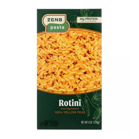 Zenb, Pasta Rotini Yellow Peas, 8 Oz(Case Of 12)
