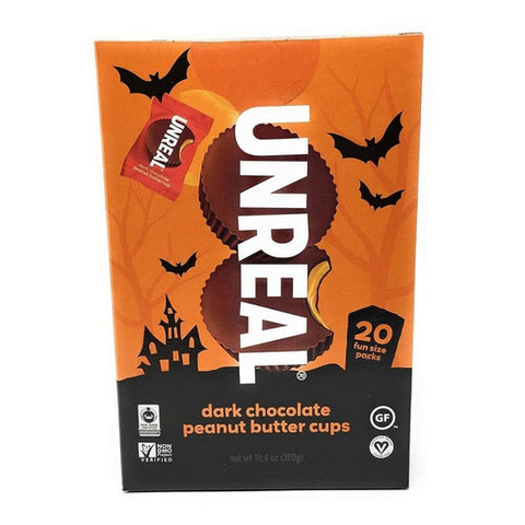 Unreal, Halloween Dark Chocolate Peanut Butter Cups, 10.6 Oz(Case Of 9)