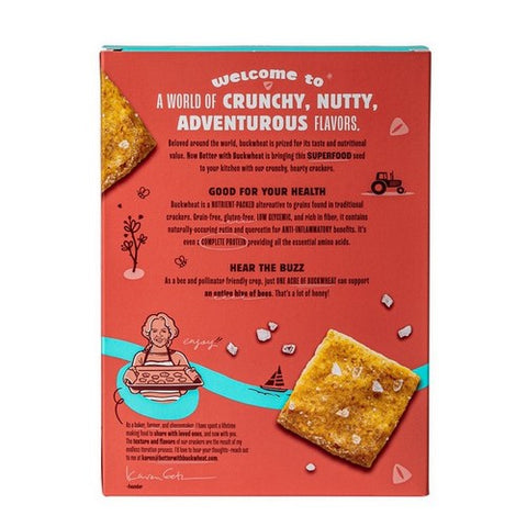 Better With Buckwheat, Sea Salt Cracker, 4.25 Oz(Case Of 6)